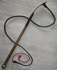 Antique bullwhip lash for sale  PONTYCLUN