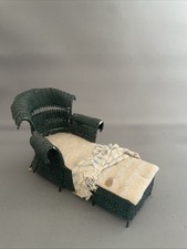 Green wicker chaise for sale  Manhattan Beach