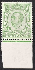 GB GV SG348 SPEC N6(2), 1/2d verde pálido WMK RC (MULT), MNH /S5960/ comprar usado  Enviando para Brazil