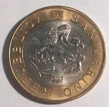 Moneta repubblica san usato  Italia