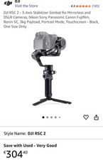 Dji rsc gimbal gebraucht kaufen  Essen