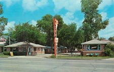 Cartão postal antigo Apple Orchard Motel & Cottage Inn Cafe Fort Morgan Colorado comprar usado  Enviando para Brazil