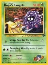 Koga's Tangela - 81/132 - Comum - Edição ilimitada quase perfeito, Pokemon Gym Cha inglês, usado comprar usado  Enviando para Brazil
