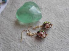 Handmade earrings maroon for sale  BIRMINGHAM