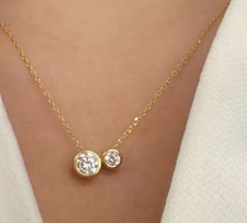 Lindo pingente feminino folheado a ouro amarelo 14k com diamante simulado corte redondo 2,00 quilates comprar usado Lindo pingente feminino folheado a ouro amarelo 14k com diamante simulado corte redondo 2,00 quilates comprar usado  Enviando para Brazil