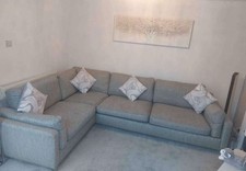 Shaped corner sofa for sale  WALLASEY