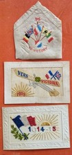 Ww2 cartes brodées d'occasion  Biarritz