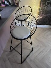 Bar stools black for sale  MARKET HARBOROUGH