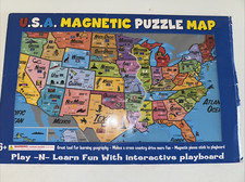 Magnetic puzzle map for sale  Encinitas