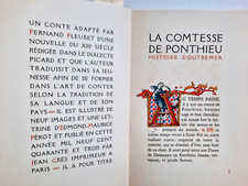 Comtesse ponthieu picard d'occasion Comtesse ponthieu picard d'occasion  Capendu