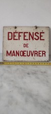 Plaque train défense d'occasion  Franconville
