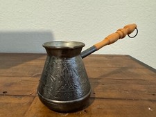 Cafeteira turca russa antiga de cobre (Cezve/Ibrik) com cabo de madeira – etc, usado comprar usado  Enviando para Brazil