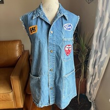 Vintage denim vest d'occasion  Expédié en Belgium