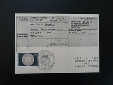 cartão postal cheque financeiro bancário máximo França 1968 (1) comprar usado  Enviando para Brazil