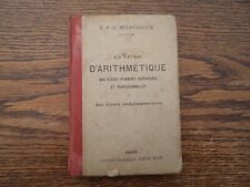 Livre arithmetique ecoles d'occasion  Voves