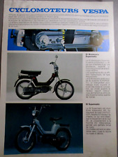 Prospectus vespa cyclomoteur d'occasion  Quimper