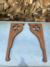 Pair vintage oak for sale  EMSWORTH