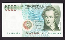 Repubblica banconota 5000 usato  Italia