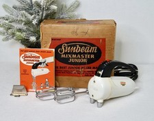 Usado, 1952 Sunbeam Mix Master Junior batedor mixer manual com caixa original manual funciona comprar usado  Enviando para Brazil
