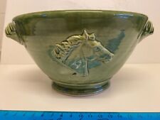 Green ceramic bowl for sale  YEOVIL