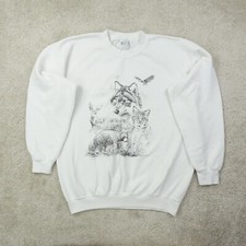 Wolf sweatshirt mens for sale  SWANSEA