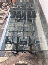 Tavolo scrivania cristallo usato  Vanzaghello