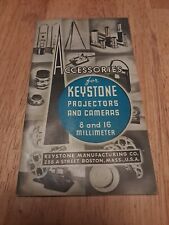 Accesorios para Proyectores Keystone Y Cámaras Catálogo 8 Y 16 Milímetros... segunda mano  Embacar hacia Mexico