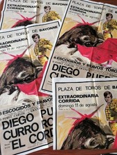 Affiches tissus corrida d'occasion  Bayonne