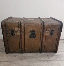 Banded steamer trunk for sale  RIPLEY