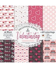 Valentinstag motivpapier rosé gebraucht kaufen  Trebbin