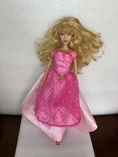 Boneca Barbie Disney Princesa Aurora Bela Adormecida Mattel marcas vestidas na perna, usado comprar usado  Enviando para Brazil