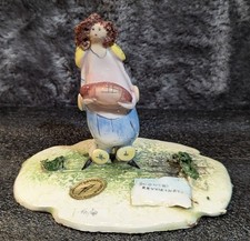 Cerâmica italiana feita à mão, cerâmica pastel, estatueta de futebol de cerâmica, assinada  comprar usado  Enviando para Brazil
