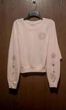 Usado, Moletom Rebellious One XL amarelo decote redondo estampa gráfica curto/cortado  comprar usado  Enviando para Brazil