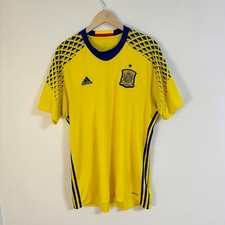 Camisa de futebol Adidas masculina tamanho XL equipe da Espanha 2016/2017 GK goleiro, usado comprar usado  Enviando para Brazil