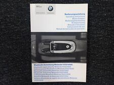Instruções de operação originais BMW Bluetooth Motorola V525/V600 01290396840 comprar usado  Enviando para Brazil