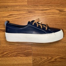 Usado, Tênis Sperry Top Sider Crest Vibe plataforma couro marinho tamanho 8 comprar usado  Enviando para Brazil