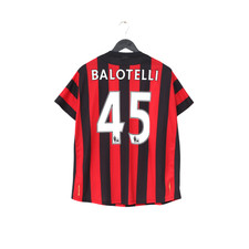 Camisa de futebol 2011/12 BALOTELLI #45 Manchester City vintage Umbro Away (XL) 46 comprar usado  Enviando para Brazil