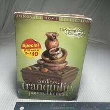 Fuente de cerámica inalámbrica Tranquility Innovage Home Collection segunda mano  Embacar hacia Mexico