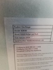 Genuine zline sgr30 for sale  Englewood