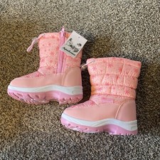 Usado, Botas de neve para clima frio para meninas Apakowa (criança/criança pequena) (8,5) 25 comprar usado  Enviando para Brazil