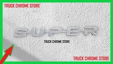 Scania SUPER LETTER CHROME aço inoxidável 1 peça., usado comprar usado  Enviando para Brazil