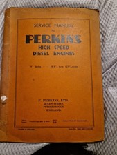 Service manual perkins for sale  BEDFORD