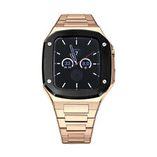 Capa protetora pulseira de aço inoxidável iWatch 9 8 7 41/45mm 6 44mm para Apple Watch comprar usado  Enviando para Brazil