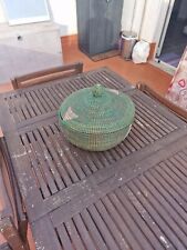 Cesto intrecciato con usato  Napoli