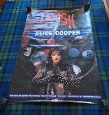 Alice Cooper 1989 Trash Album Promo  Subway 150x100cm Original Poster, usado comprar usado  Enviando para Brazil