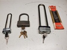 BICYCLE MASTER LOCKS COM TRAVA DE MOTOCICLETA ABUS comprar usado  Enviando para Brazil
