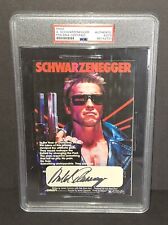 Cartão de assinatura personalizado autografado assinado por Arnold Schwarzenegger corte PSA/DNA CERTIFICADO DE AUTENTICIDADE  comprar usado  Enviando para Brazil