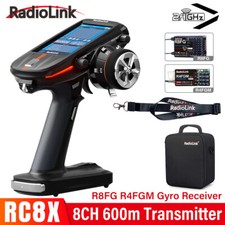 Radiolink RC8X 8CH 2,4G RC Sender und R8FG R4FGM Gyro Empfänger 4,3" Touchscreen comprar usado  Enviando para Brazil