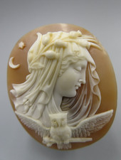 Antique shell cameo for sale  LONDON