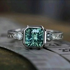 Green gemstone square for sale  Sparta